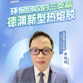 德渊受邀参加中国热熔胶专业高峰论坛并发表专题报告